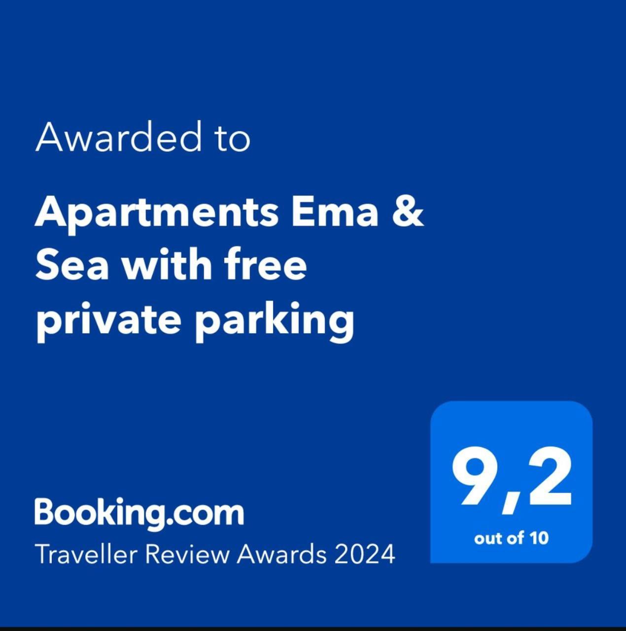 PUY Ema & Sea Apartment'S With Free Private Parking מראה חיצוני תמונה